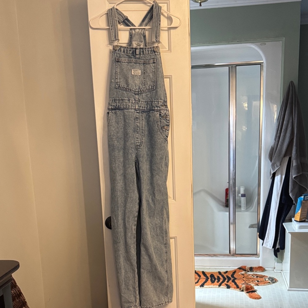 Levi's Classic Blue Denim Overalls
